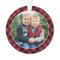Modern Red and Black Buffalo Plaid Photo