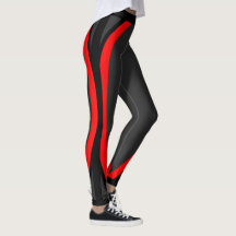 Modern Red Black Geometric Pattern