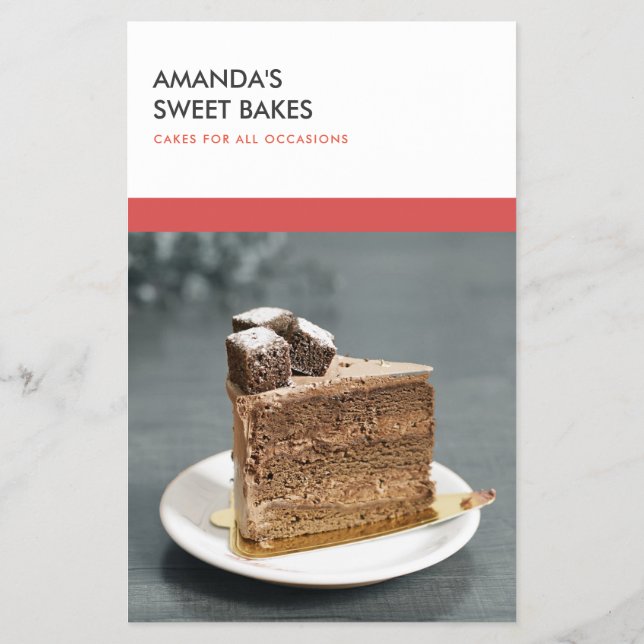 MODERN RED BLACK PHOTO TEMPLATE CLASSES WORKSHOP FLYER (Back)