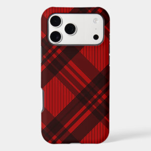 Modern Red & Black Plaid