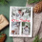 Modern Red Brush Script Merry Christmas Photo