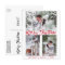 Modern Red Brush Script Merry Christmas Photo