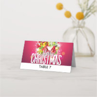 Modern Red Christmas Graphic Design Illustration