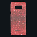 Modern Red faux Glitter & Sparkles D2 Uncommon Samsung Galaxy S8 Plus Case<br><div class="desc">Elegant modern red faux glitter and sparkless. Optional monogram.</div>