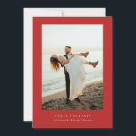 modern red frame 4 photo christmas happy holiday card<br><div class="desc">modern red frame 1   3 back photo christmas happy Holiday Card

*fully editable template

#happyholidays
#merrychristmas</div>