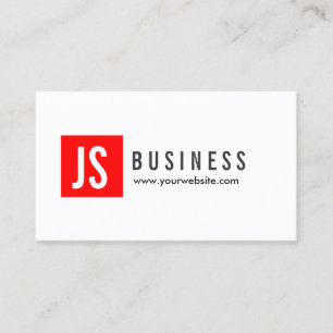 Modern Red Logo Video Editor Business Card