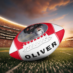 Modern Red Player Fan Name Photo Football