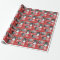 Modern Red Rustic Snowflake Pattern 3 Photo