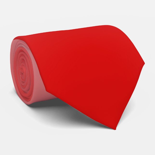 Modern Red & White Gradient Abstract Neck Tie (Rolled)