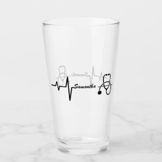 Modern Registered Nurse Graduation Gift Glass