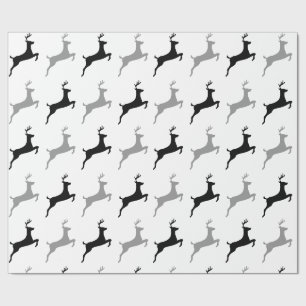 Modern Reindeer Wrapping Paper