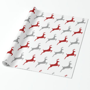 Modern Reindeer Wrapping Paper