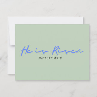 Modern religious easter card