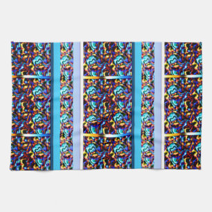 Modern Renaissance Geometric Art Kitchen Towel