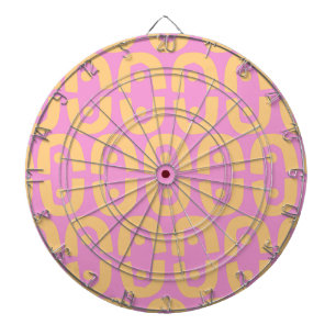 Modern Repeating Shapes Abstract Design  Dartboard