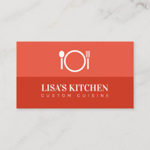 Modern restaurant business card template