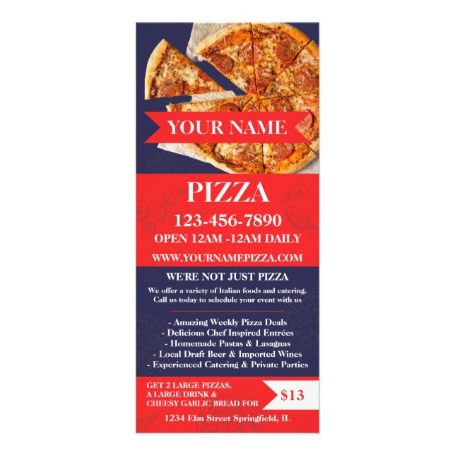 Modern Restaurant Menu Design (Front)