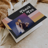 Modern Retro 70's Rainbow | Dark Photo Folded