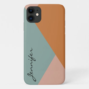 Modern Retro Abstract iPhone 11 Case