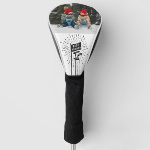 Modern Retro Best Grandpa Ever Photo Golf Clubs Head Cover