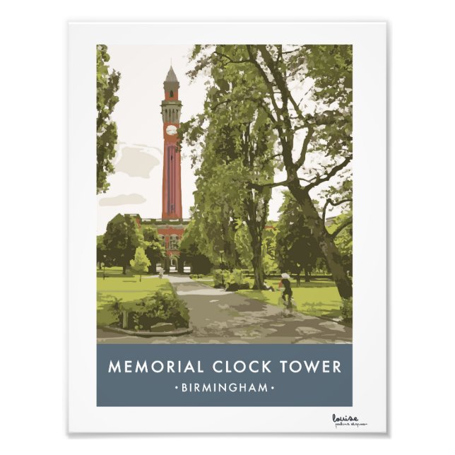 Modern Retro Birmingham Poster (Front)