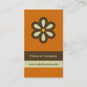 Modern Retro Business Card/Social Networking Card