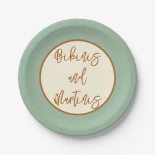 Modern Retro Chili Lime Paper Plate