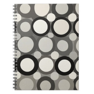 Modern Retro Circle Notebook