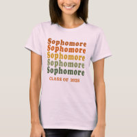 Modern Retro Colourful Sophomore Class