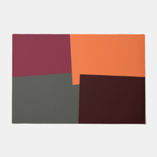 Modern Retro Colours Geometric #36 Doormat