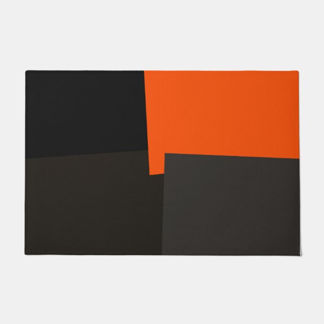 Modern Retro Colours Geometric #38 Doormat (Front)