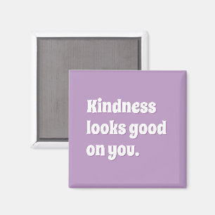 Modern Retro Custom Affirmation (kindness) Magnet