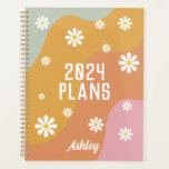 Modern Retro Personalized  Planner<br><div class="desc">This is a modern retro themed planner featuring a 70's inspired design . Edit most wording and all colours to make this unique planner fit your event needs and personal style. Just select "edit using design tool" on toolbar :)</div>