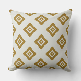 modern retro throw pillow