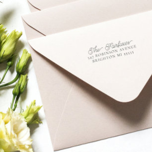 Modern Return Address Self-inking Stamp