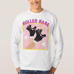 Modern Roller Skater Derby Skating Gift T-Shirt