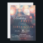 Modern Romantic Bokeh Lights Birthday Dinner Party Invitation<br><div class="desc">Modern Romantic Colourful Bokeh Lights Birthday Party / Dinner Party / Rehearsal Dinner Party / Corporate Company Party / Christmas Holiday Dinner Party Custom Invitation. Can easily be altered to suit your other celebration/occasion needs by changing the text. 1) To change the text only, use the personalize it option. 2)...</div>