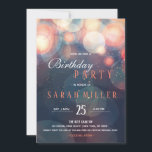 Modern Romantic Bokeh Lights Birthday Dinner Party Invitation<br><div class="desc">Modern Romantic Colourful Bokeh Lights Birthday Party / Dinner Party / Rehearsal Dinner Party / Corporate Company Party / Christmas Holiday Dinner Party Custom Invitation. Can easily be altered to suit your other celebration/occasion needs by changing the text. 1) To change the text only, use the personalize it option. 2)...</div>