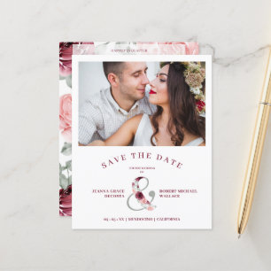 Modern Romantic Classic Floral Pink Shades Photo