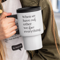Modern Romantic Couple Quote Lovely Gift