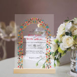 Modern Romantic Elegant Floral Wreath Wedding Acrylic Invitations<br><div class="desc">Beautiful Invitation to celebrate Special occasions and festivals comes with digital and E-invitation as per your request. We would love to replicate our designs to make multiple products like rsvp cards, labels envelopes, and more. Customization is available for ready to print on request at info@shamaurcreatif@gmail.com Look Forward to hearing from...</div>
