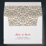 Modern Romantic Elegant Floral Wreath Wedding Envelope<br><div class="desc">Beautiful Invitation to celebrate Special occasions and festivals comes with digital and E-invitation as per your request. We would love to replicate our designs to make multiple products like rsvp cards, labels envelopes, and more. Customization is available for ready to print on request at info@shamaurcreatif@gmail.com. Look Forward to hearing from...</div>