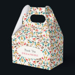 Modern Romantic Elegant Floral Wreath Wedding Favor Box<br><div class="desc">Beautiful Invitation to celebrate Special occasions and festivals comes with digital and E-invitation as per your request. We would love to replicate our designs to make multiple products like rsvp cards, labels envelopes, and more. Customization is available for ready to print on request at info@shamaurcreatif@gmail.com. Look Forward to hearing from...</div>