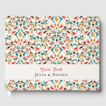 Modern Romantic Elegant Floral Wreath Wedding Guest Book<br><div class="desc">Beautiful Invitation to celebrate Special occasions and festivals comes with digital and E-invitation as per your request. We would love to replicate our designs to make multiple products like rsvp cards, labels envelopes, and more. Customization is available for ready to print on request at info@shamaurcreatif@gmail.com. Look Forward to hearing from...</div>