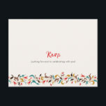 Modern Romantic Elegant Floral Wreath Wedding Postcard<br><div class="desc">Beautiful Invitation to celebrate Special occasions and festivals comes with digital and E-invitation as per your request. We would love to replicate our designs to make multiple products like rsvp cards, labels envelopes, and more. Customization is available for ready to print on request at info@shamaurcreatif@gmail.com. Look Forward to hearing from...</div>