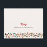 Modern Romantic Elegant Floral Wreath Wedding Postcard<br><div class="desc">Beautiful Invitation to celebrate Special occasions and festivals comes with digital and E-invitation as per your request. We would love to replicate our designs to make multiple products like rsvp cards, labels envelopes, and more. Customization is available for ready to print on request at info@shamaurcreatif@gmail.com. Look Forward to hearing from...</div>