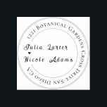 Modern Romantic Elegant Floral Wreath Wedding Rubber Stamp<br><div class="desc">Beautiful Invitation to celebrate Special occasions and festivals comes with digital and E-invitation as per your request. We would love to replicate our designs to make multiple products like rsvp cards, labels envelopes, and more. Customization is available for ready-to-print on request at info@shamaurcreatif@gmail.com Look Forward to hearing from you :)...</div>