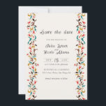 Modern Romantic Elegant Floral Wreath Wedding Save The Date<br><div class="desc">Beautiful Invitation to celebrate Special occasions and festivals comes with digital and E-invitation as per your request. We would love to replicate our designs to make multiple products like rsvp cards, labels envelopes, and more. Customization is available for ready to print on request at info@shamaurcreatif@gmail.com Look Forward to hearing from...</div>