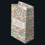 Modern Romantic Elegant Floral Wreath Wedding Small Gift Bag<br><div class="desc">Beautiful Invitation to celebrate Special occasions and festivals comes with digital and E-invitation as per your request. We would love to replicate our designs to make multiple products like rsvp cards, labels envelopes, and more. Customization is available for ready to print on request at info@shamaurcreatif@gmail.com. Look Forward to hearing from...</div>