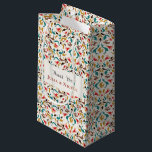 Modern Romantic Elegant Floral Wreath Wedding Small Gift Bag<br><div class="desc">Beautiful Invitation to celebrate Special occasions and festivals comes with digital and E-invitation as per your request. We would love to replicate our designs to make multiple products like rsvp cards, labels envelopes, and more. Customization is available for ready to print on request at info@shamaurcreatif@gmail.com. Look Forward to hearing from...</div>